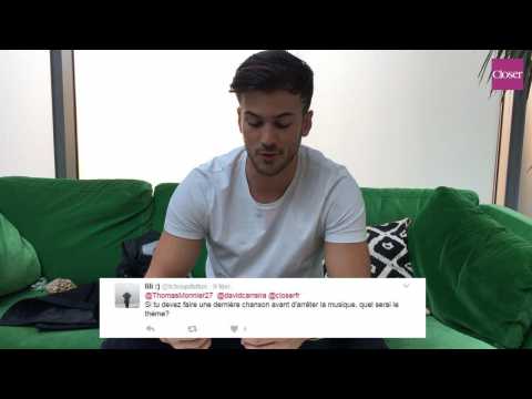 VIDEO : David Carreira rpond aux tweets de ses fans [Interview Closer.fr]