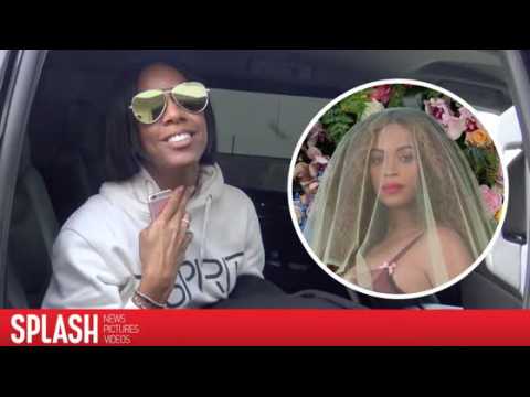 VIDEO : Kelly Rowland Kind of Shows Excitement for Pregnant Beyonc