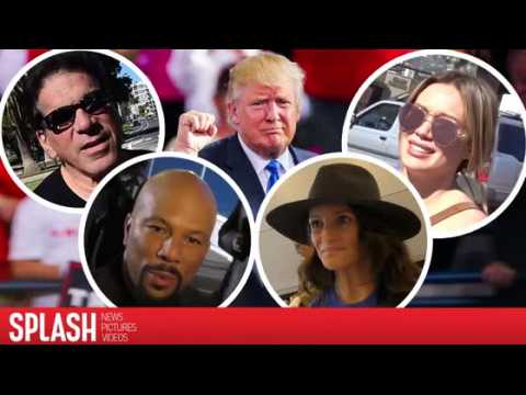 VIDEO : Celebrities Offer Their Take on President Donald Trump
