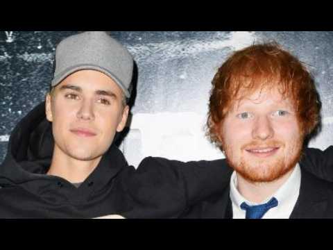 VIDEO : Ed Sheeran Ruined Bieber's Face?