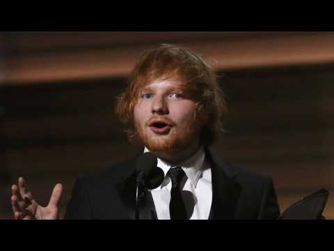 VIDEO : Ed Sheeran Can't Get Into His Record Label's Grammy Parties