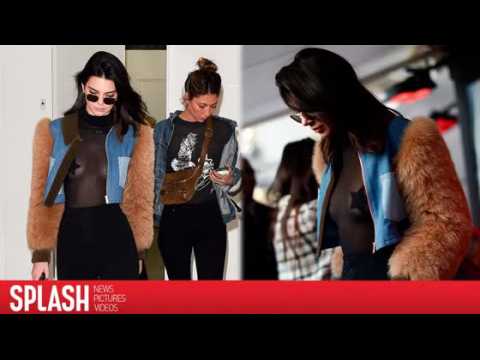 VIDEO : Kendall Jenner's See-Through Look Turns Heads in Paris