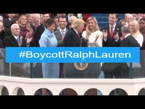 VIDEO : Boicot a Ralph Lauren por haber vestido a Melania Trump