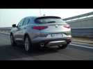 Alfa Romeo Stelvio Driving Video in Grey Trailer | AutoMotoTV