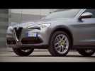 Alfa Romeo Stelvio Exterior Design in Grey Trailer | AutoMotoTV
