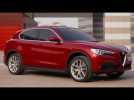 Alfa Romeo Stelvio Exterior Design in Red Trailer | AutoMotoTV