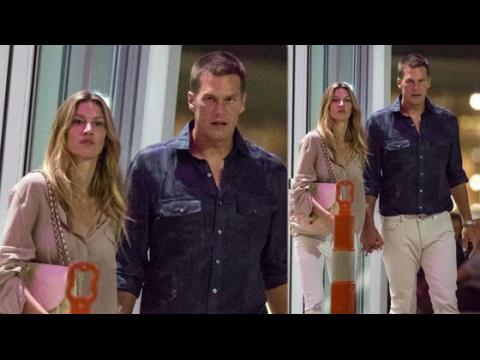 VIDEO : Tom Brady and Gisele Bundchen Seen Holding Hands on Movie Date