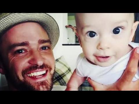 VIDEO : Justin Timberlake Shows Off Adorable Baby Pictures of Son Silas