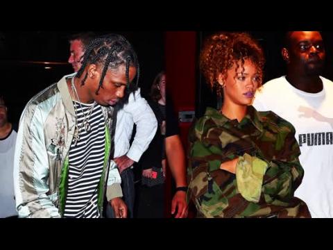 VIDEO : Rihanna & Travis Scott Have A Night Out After His Shows in New York