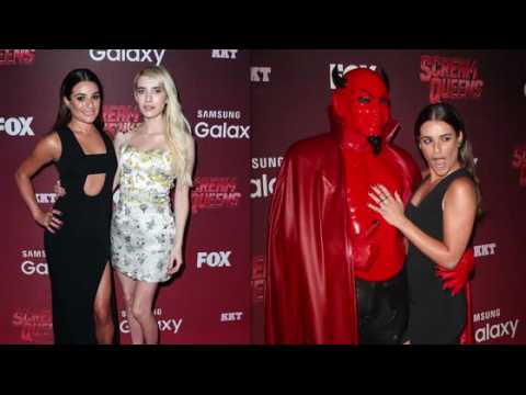 VIDEO : Lea Michele Looks Devilishly Good For Scream Queens Premiere