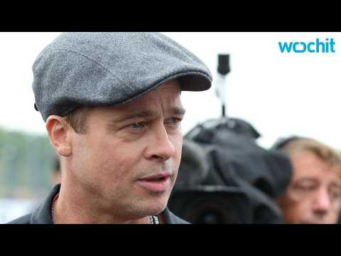 VIDEO : Brad Pitt is Indirectly Scaring Chickens in Northern Ireland