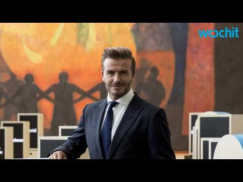 VIDEO : David Beckham Launches Appeal to Protect Kids From Violence