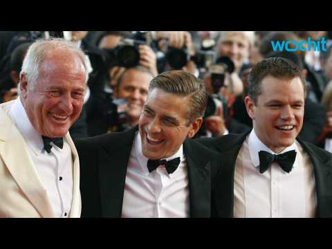 VIDEO : Matt Damon, George Clooney Share Stories at Jerry Weintraub's Memorial