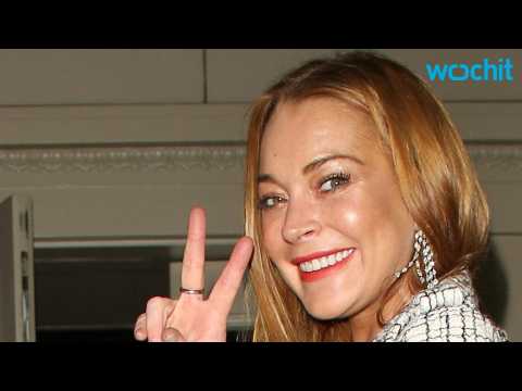 VIDEO : Lindsay Lohan Dazzles in Diamonds at London Party