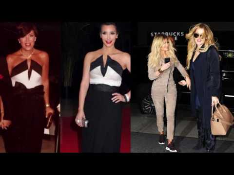 VIDEO : Les gots en matire de mode sont de famille chez les Kardashian