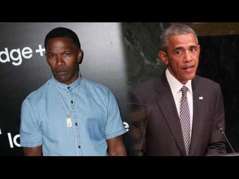 VIDEO : President Obama and Jamie Foxx Hold Fundraiser for $10K/Person