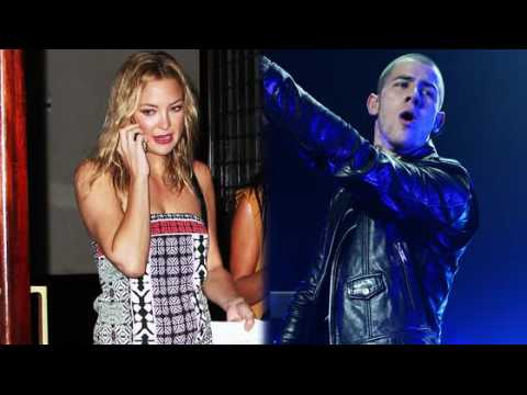 VIDEO : Nick Jonas Refuses to 'Talk About' Hangin' With Kate Hudson
