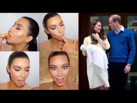VIDEO : Les drôles d'envies de Kim Kardashian et d'autres stars pendant leurs grossesses