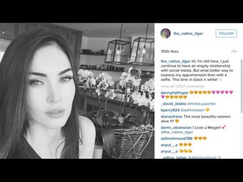 VIDEO : 'New Girl' Star Megan Fox Reemerges on Social Media