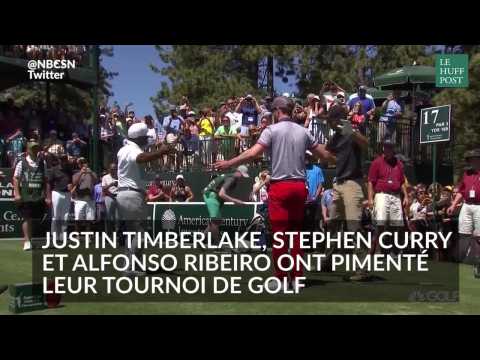 VIDEO : Justin Timberlake fait une danse de Carlton  un tournoi de golf