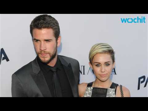 VIDEO : Miley Cyrus and Liam Hemsworth Dress Up in  Gold for a Birthday Theme  Party
