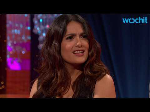 VIDEO : Salma Hayek Wants To Give Trump A Copy Of 