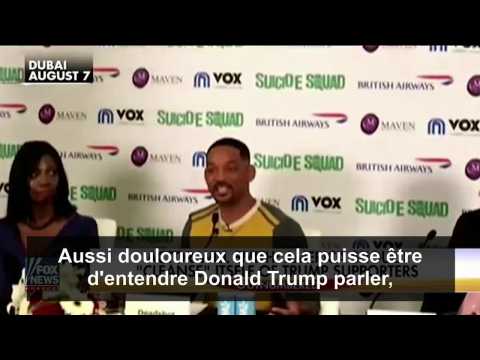 VIDEO : Will Smith tacle Donald Trump