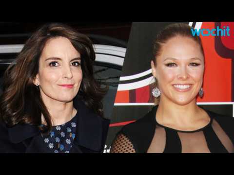 VIDEO : New Comedy Pitch With Tina Fey & Ronda Rousey?