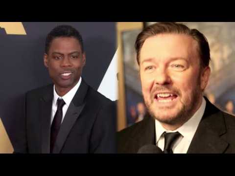 VIDEO : Ricky Gervais Encourages Chris Rock To Do 'Serious Damage' at the Oscars!
