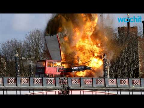 VIDEO : Jackie Chan Movie Fakes London Bus Explosion