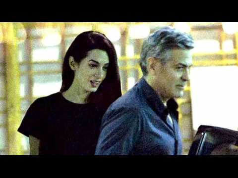 VIDEO : George Clooney Takes Amal for Pre Valentine's Day Dinner