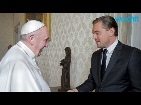 VIDEO : Leonardo DiCaprio Enjoys a 15 Minutes Meeting With Pope Francis Thursday