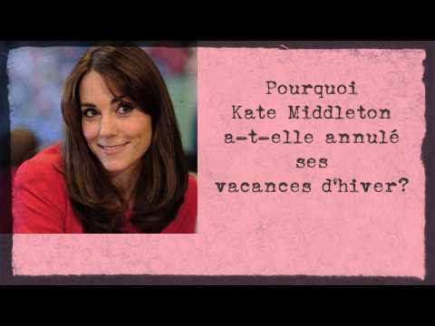 VIDEO : Pourquoi Kate Middleton a-t-elle annul ses vacances?