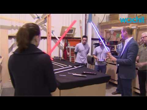 VIDEO : 'Star Wars' Set Gets Visit From Prince William and Prince Harry