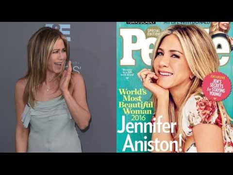 VIDEO : PEOPLE's 2016 Most Beautiful Woman Jennifer Aniston Was Teased For Her Bubble Butt