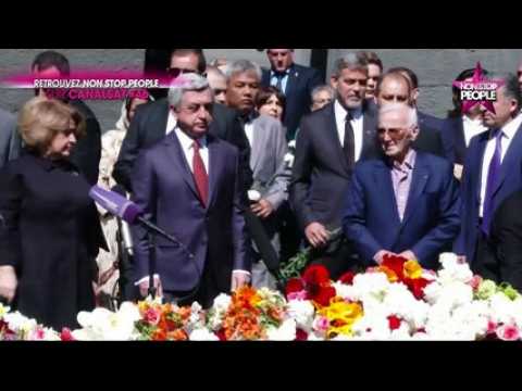 VIDEO : Charles Aznavour et George Clooney runis pour un hommage aux victimes du gnocide armnien
