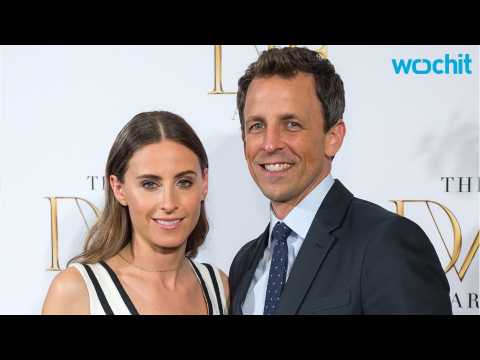 VIDEO : Late Night's Seth Meyers shows picture of new son Ashe Olsen