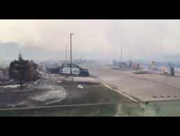 Les premières images des dégâts de l'incendie à Fort McMurray au Canada