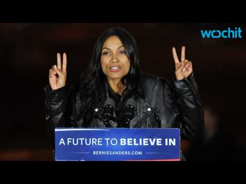 VIDEO : Report: Rosario Dawson Arrested at Political Rally
