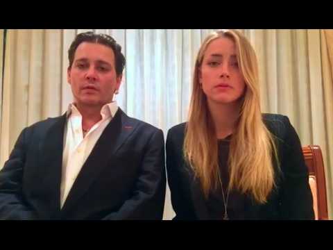 VIDEO : Johnny Depp et son pouse Amber Heard s'excusent dans une vido un peu trange