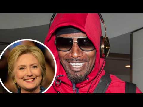 VIDEO : Jamie Foxx Endorses Hillary Clinton