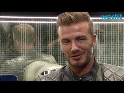 VIDEO : David Beckham's Reaction When Son Brooklyn Drives Him in Car