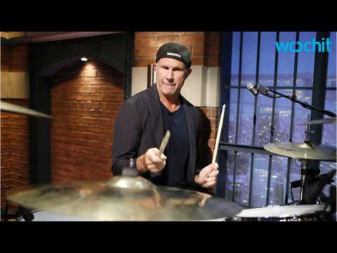 VIDEO : Will Ferrell and Chad Smith Host Drum-Off For Charity