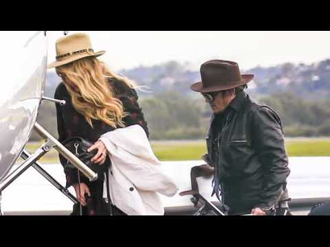 VIDEO : Johnny Depp and Amber Heard Leave Australia