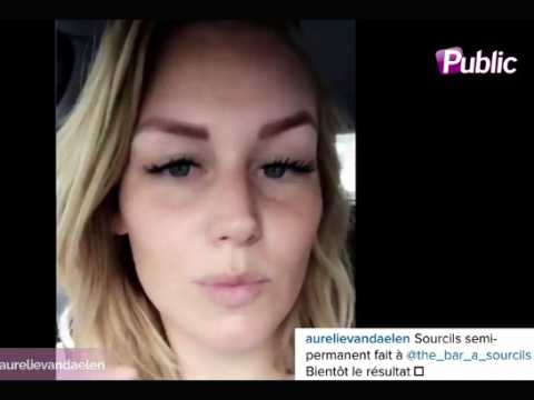 VIDEO : Aurlie Van Daelen : elle teste pour vous les sourcils semi permanent !