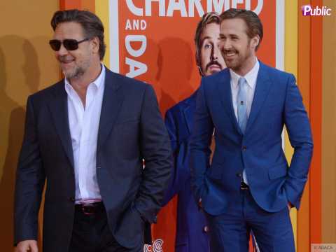 VIDEO : Ryan Gosling et Russel Crowe : Duo de choc et de charme  l?avant-premire de ?The Nice Guys