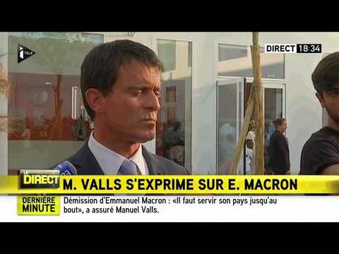 VIDEO : Manuel Valls flingue Emmanuel Macron : 