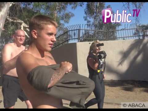 VIDEO : Justin Bieber : Il s?avoue vaincu face  un paparazzi !