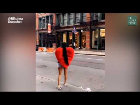 VIDEO : Rihanna, un coeur à prendre sur Snapchat