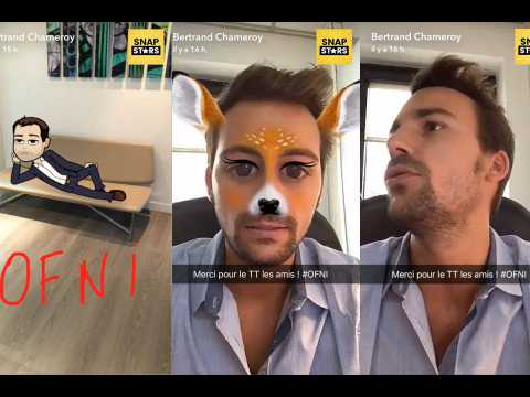VIDEO : Bertrand Chameroy dbarque sur Snapchat en biche !